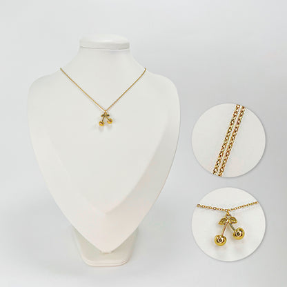 Cadena Cherry Dorada para Mujer