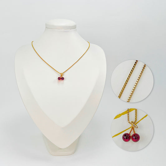 Cadena Cherry Roja para Mujer