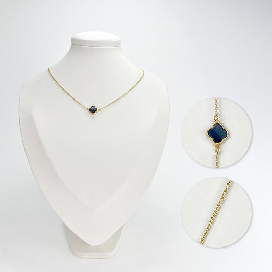 Cadena Estilo Van Cleef  Negra para Mujer