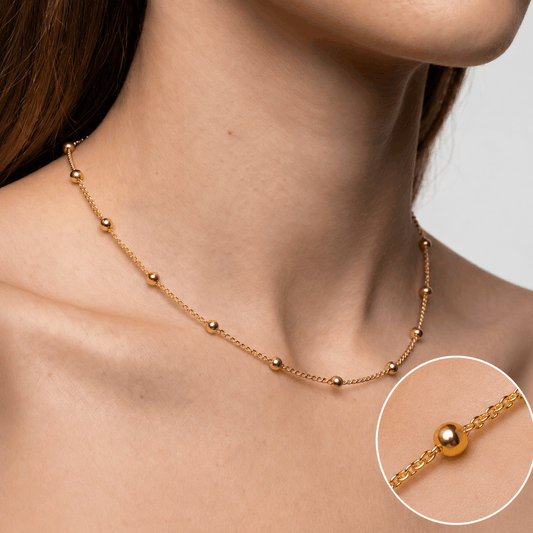 Cadena Veneciana con Balines para Mujer