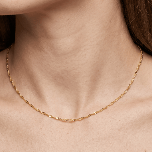 Cadena Singapur 1.0mm para Mujer