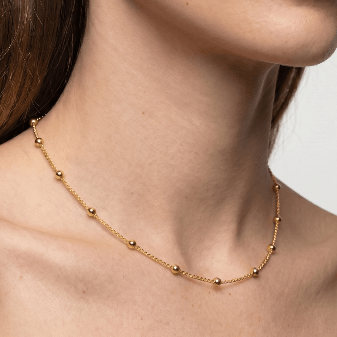 Cadena Veneciana con Balines para Mujer