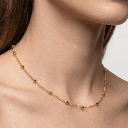 Cadena Veneciana con Balines para Mujer