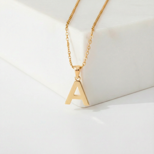 Dije Letra Silueta Lisa