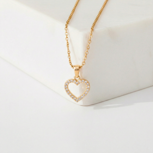 Dije Corazón Cristal