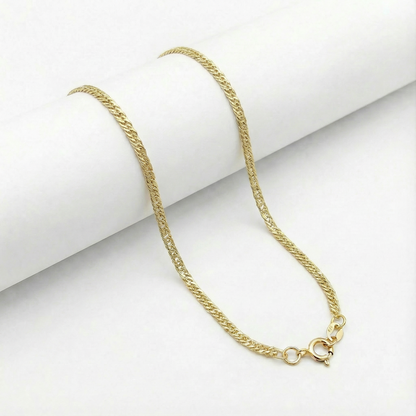 Cadena Entrelazada Para Mujer