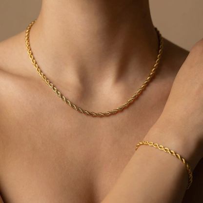 Sets Cadena & Pulsera Lazo