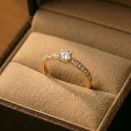 Anillo Mini Circones Tipo Diamante