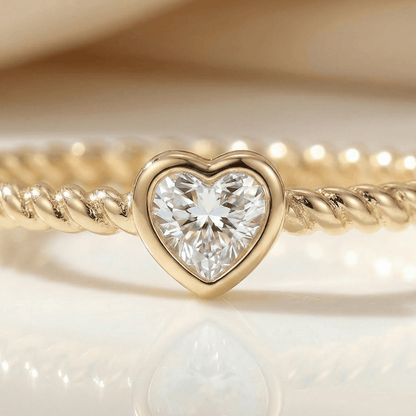 Anillo Mini Balines Corazón