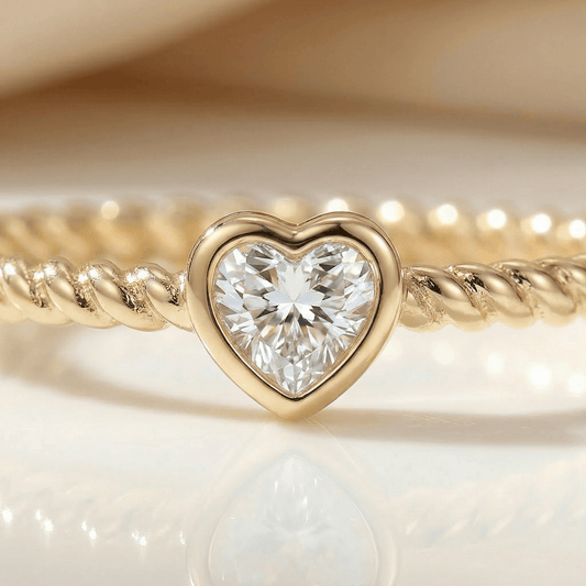 Anillo Mini Balines Corazón