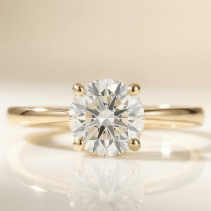 Anillo Circón Cristal Blanco