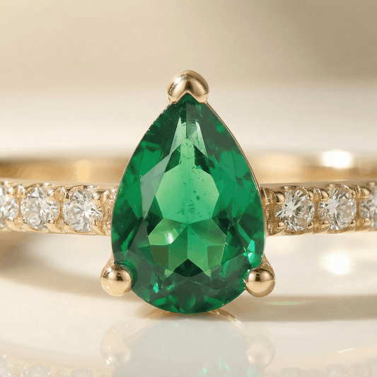 Anillo Circón Verde