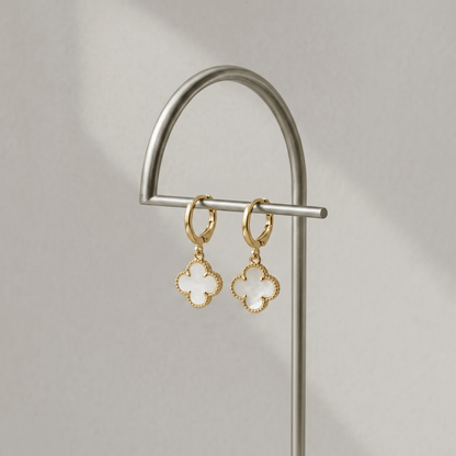 Aretes Van Cleef Blanco