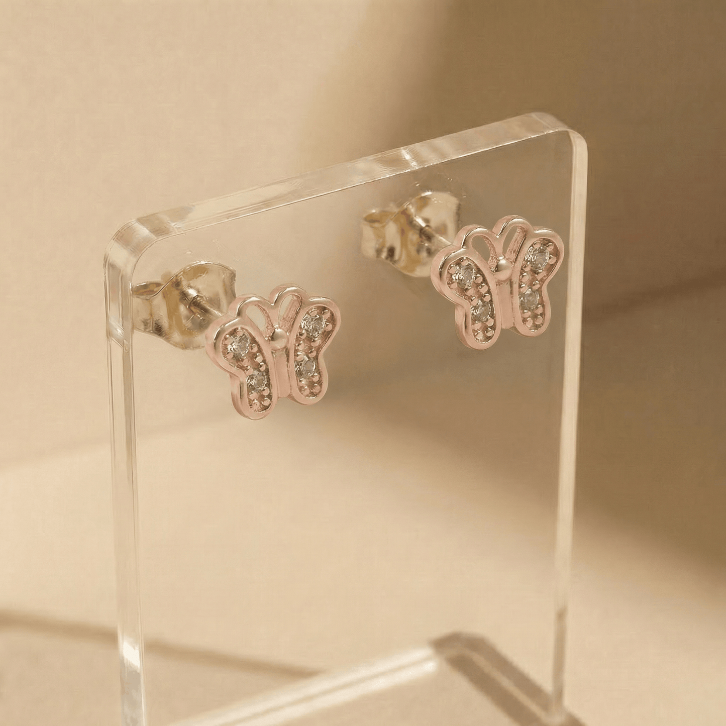 Topos Mariposa Circones Cristal