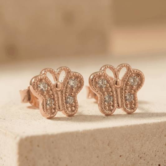 Topos Mariposa Circones Cristal