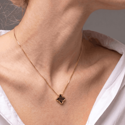 Set Cadena Veneciana 51Cm & Dije Van Cleef Circones