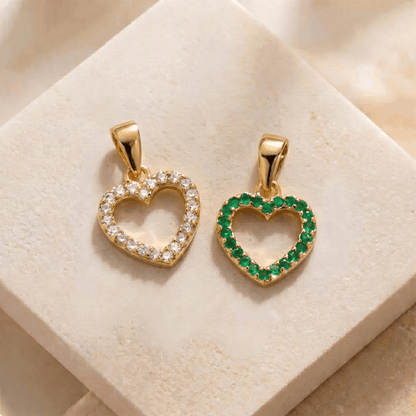 Dije Corazón Cristal