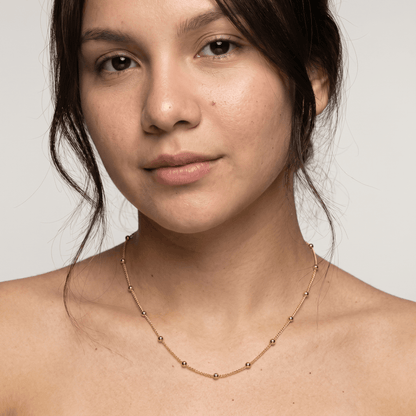 Cadena Veneciana con Balines para Mujer