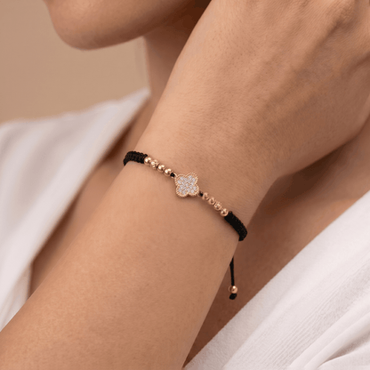 Pulsera Tejida Van Cleef Circones