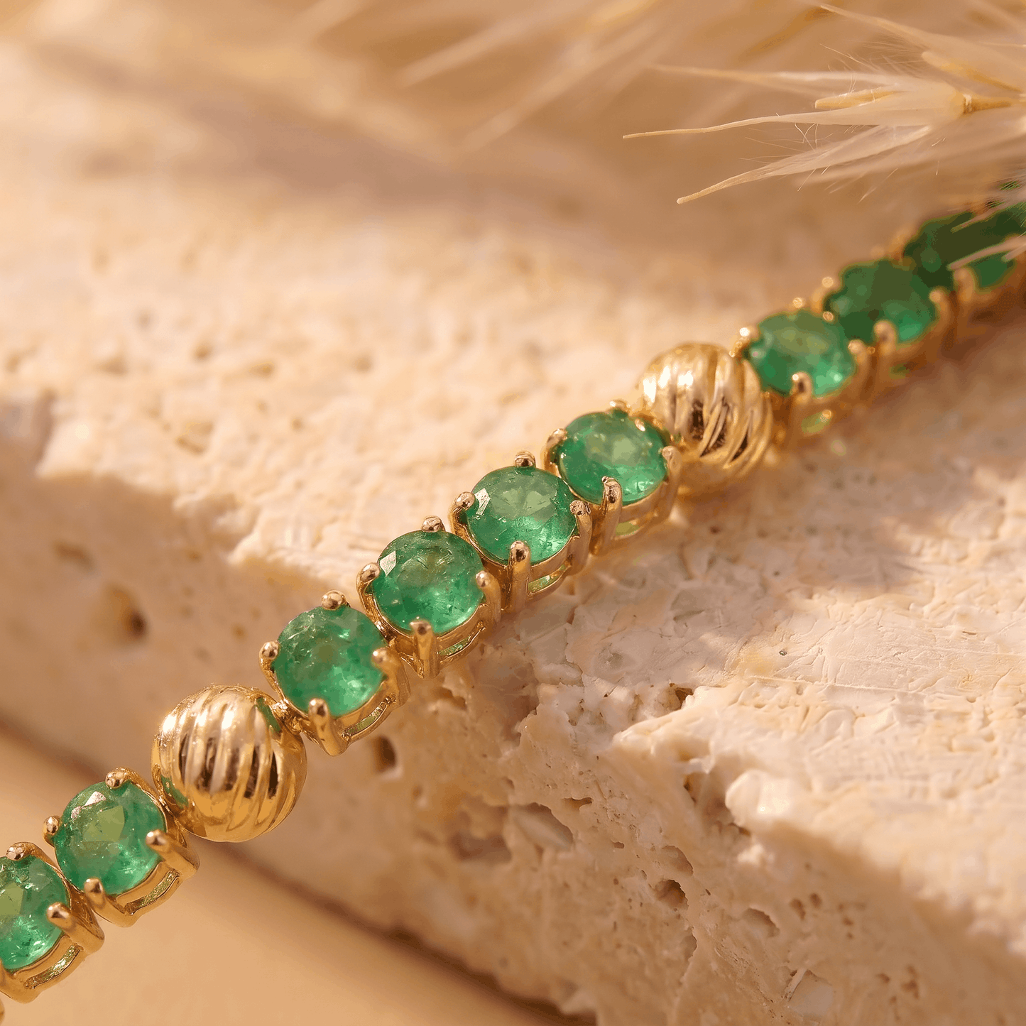 Pulsera Tennis Esmeralda Balin