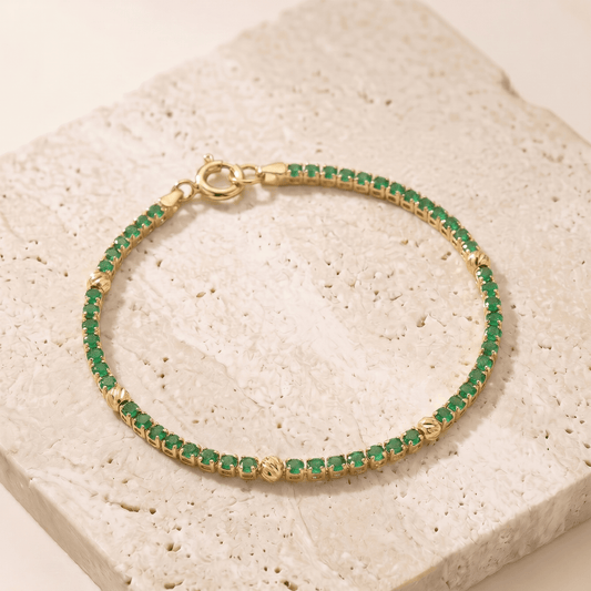 Pulsera Tennis Esmeralda Balin