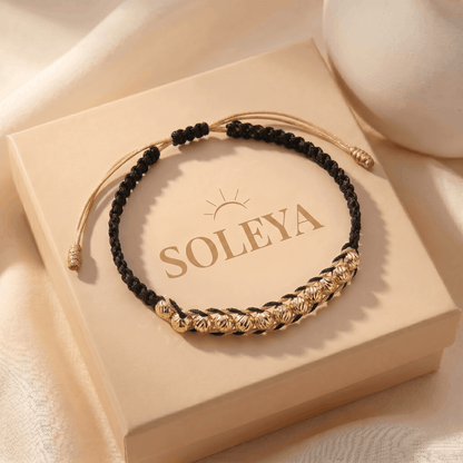 Pulsera Tejida Egipcia Balin Diamantado