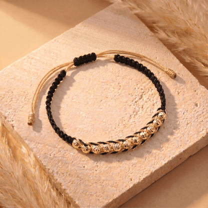 Pulsera Tejida Egipcia Balin Diamantado