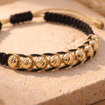 Pulsera Tejida Egipcia Balin Diamantado